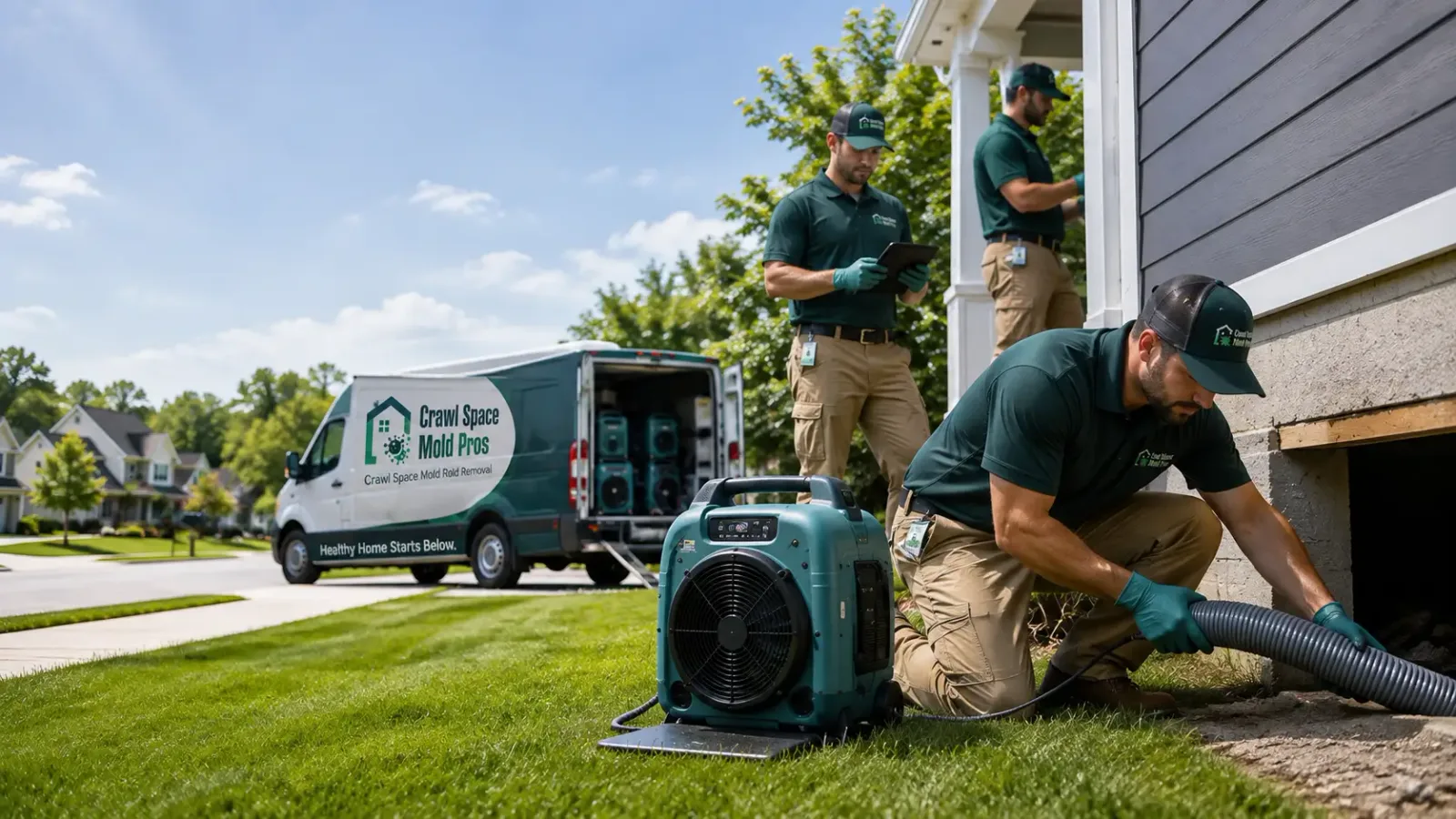 Crawl Space Mold Removal in Kent City, MI